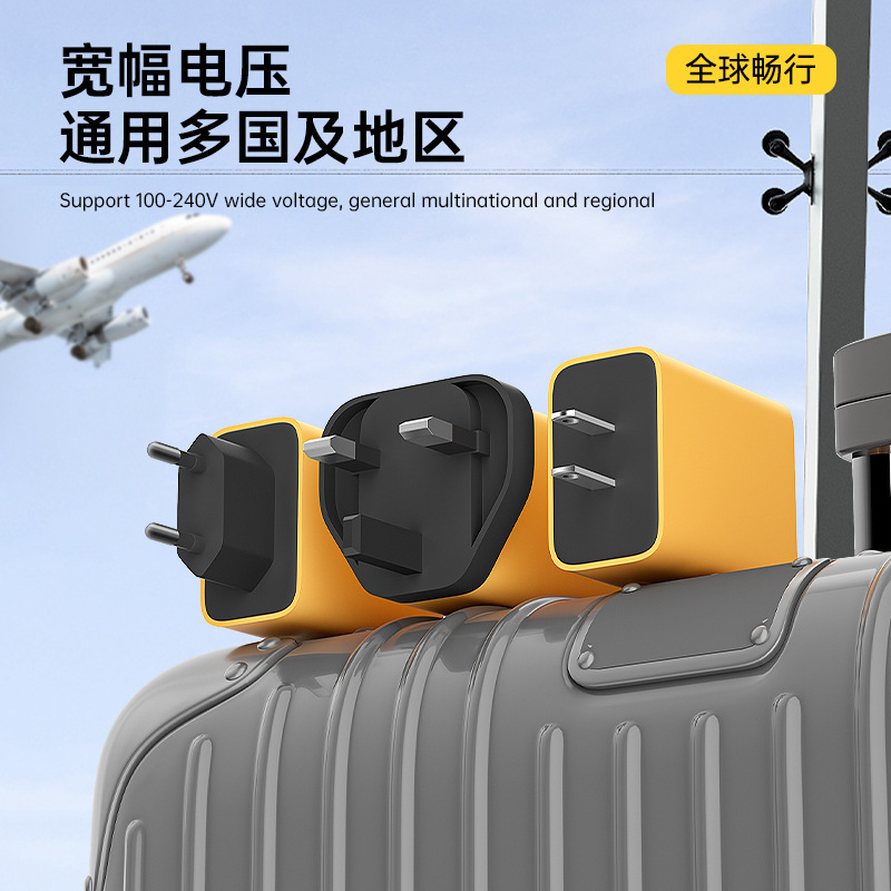 120w multi-port fast charging head with dual usb+ dual Type-C European and American standard mobile phone charger heads for cross-border wholesale Specification image