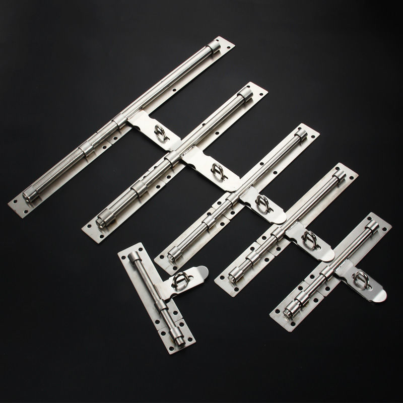 Stainless steel anti-theft latch, thickened latch, anti-picking safety lock core, household door lock accessories Specification image