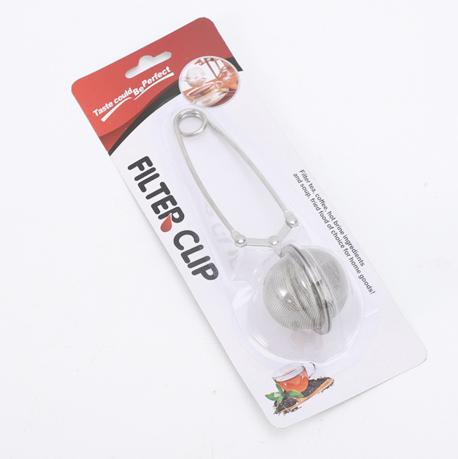 Stainless steel tea balls, tea strainers, tea brewing utensils, creative tea strainers, tea bags and tea sets