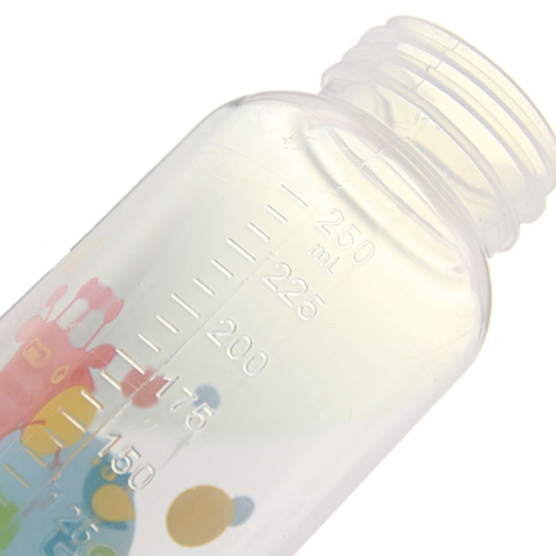 苹果熊厂家直销母婴pp250ml奶瓶PVC奶嘴宠物奶瓶喂小猫小狗喂奶白底实物图