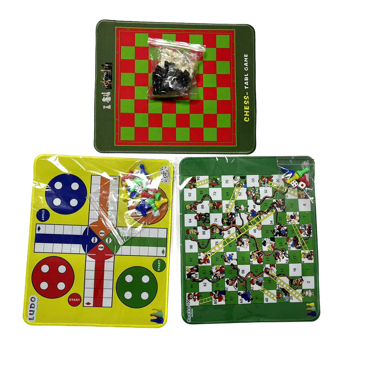 国际象棋游戏多用棋盘棋子套装便携CHESS加大橡胶鼠标垫精密锁边白底实物图