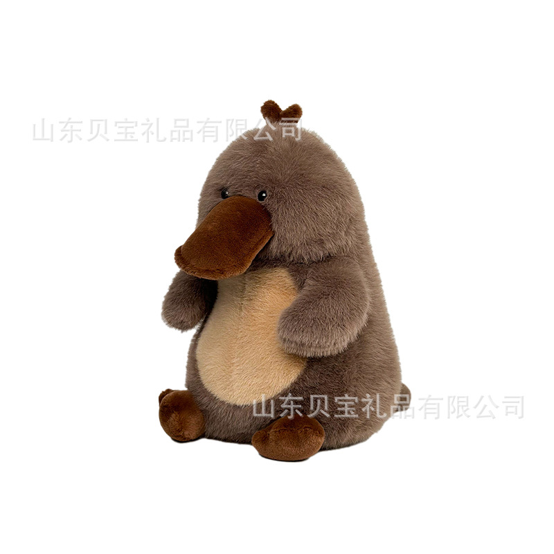 Cross-border new platypus simulation plush toy, soft mink fur big mouth doll, aquarium doll gift Item Picture