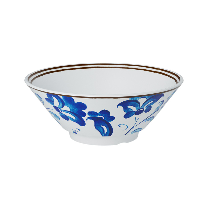 Wholesale of A5 melamine tableware, conical bowls, commercial noodle bowls, spicy hot pot bowls, round ramen bowls, and special bowls for noodle restaurants Item Picture