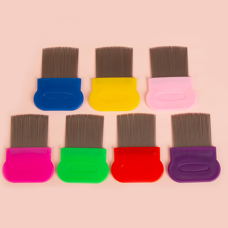 Wholesale pet combs, pet brushes, flea combs, pet combs, hair-removing combs, fine-toothed flea and lice removal combs Specification image