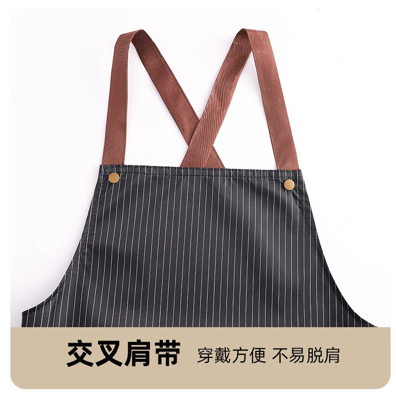 高颜值可拆卸防油擦手巾围裙防水加厚2025新款年轻高级家用厨房细节图