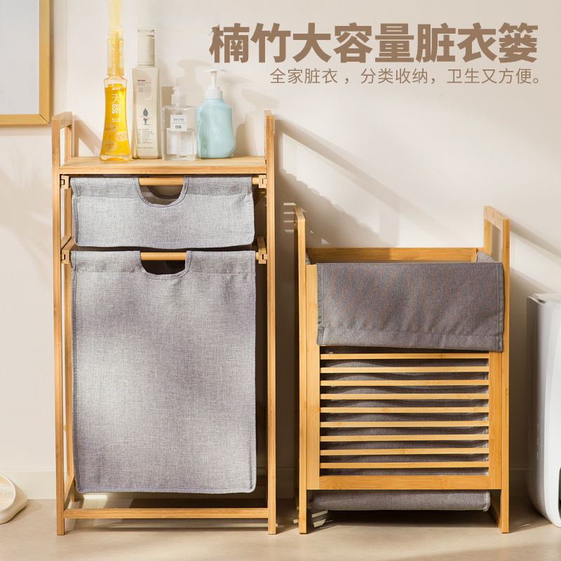 Dirty clothes storage basket, laundry dirty clothes basket, doll storage bucket, plush home bathroom details Picture