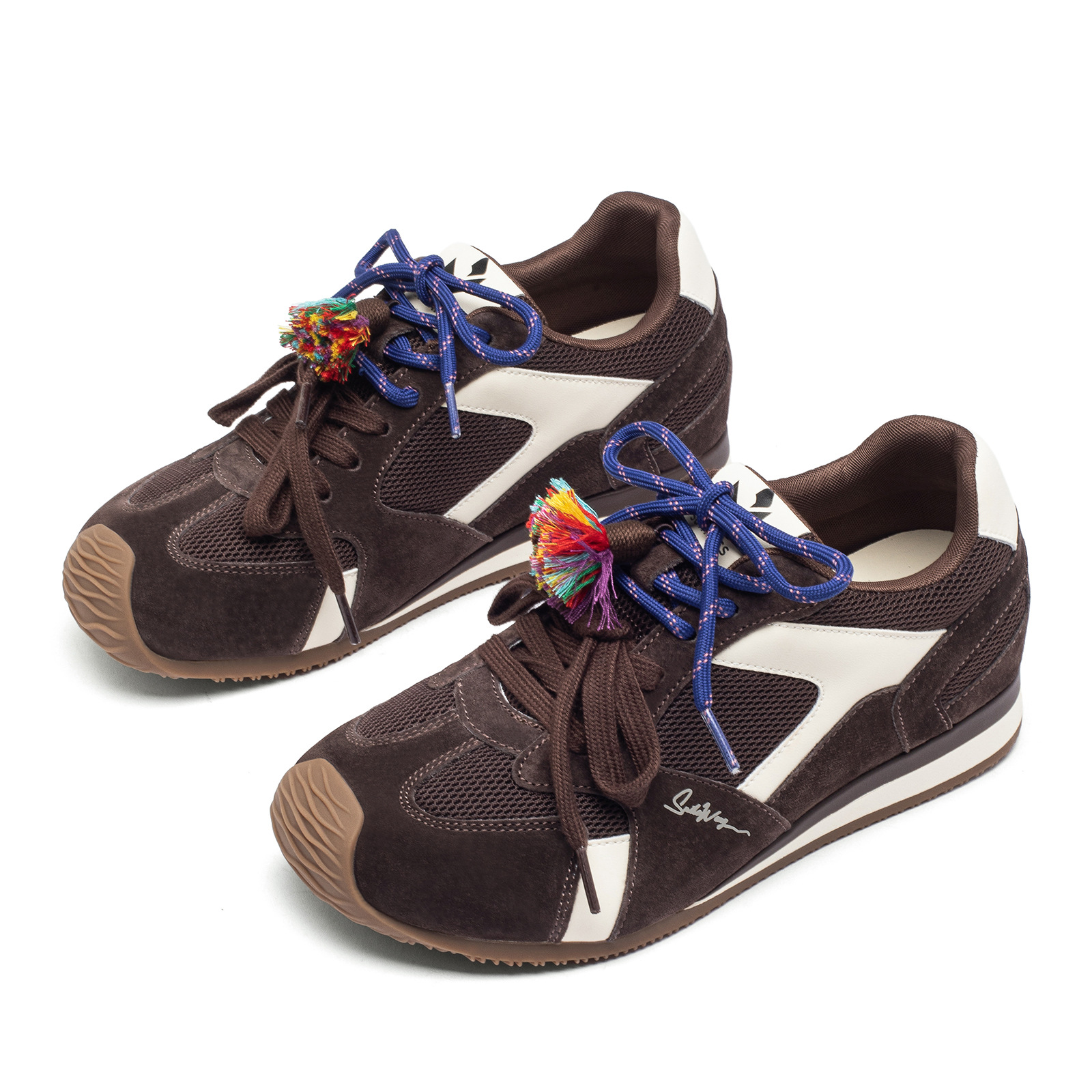 情趣高跟鞋/高跟鞋/围巾女士长款百搭/高跟鞋香兵色/高跟鞋女春季气质白底实物图