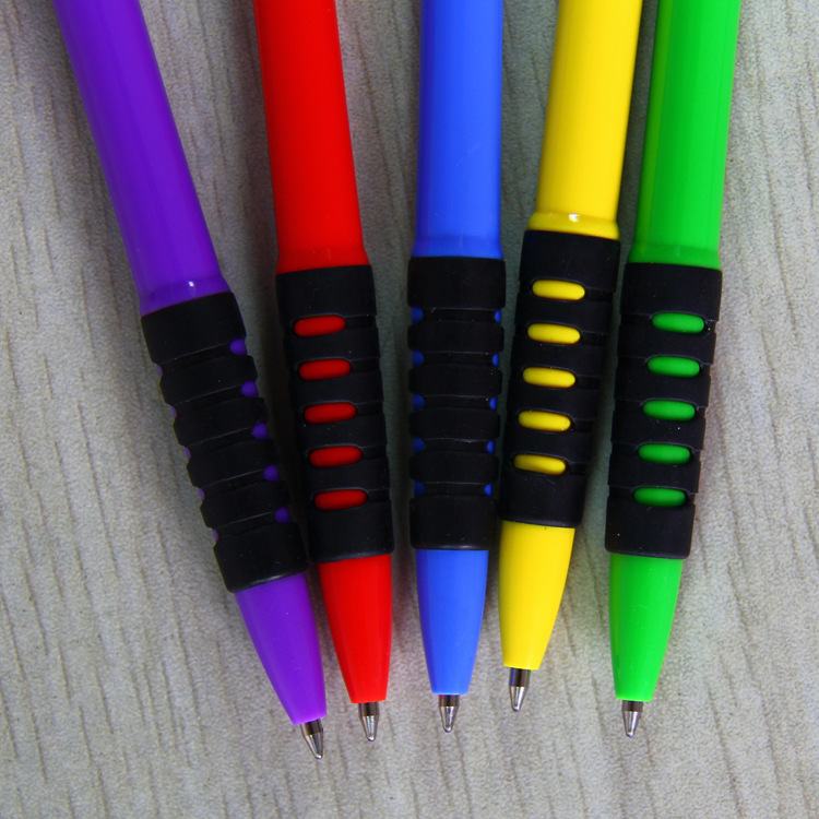 Tianfeng 577 Jumping Plastic Ballpoint Pen, colored side-jumping pen, 0.7MM Ballpoint pen details Picture