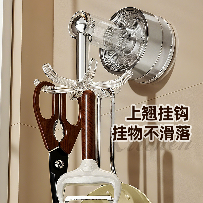 رفوف المطبخ المطاطية الماصة المجرفة والملعقة Specification image
