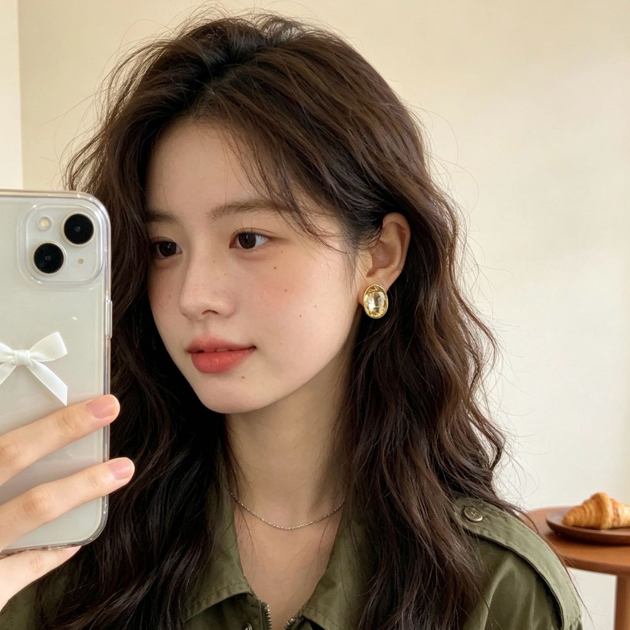 Wholesale of retro oval-cut large crystal ear studs, multi-color golden-edge water diamond ear rings, and versatile earrings with a light luxury atmosphere Application Scenario