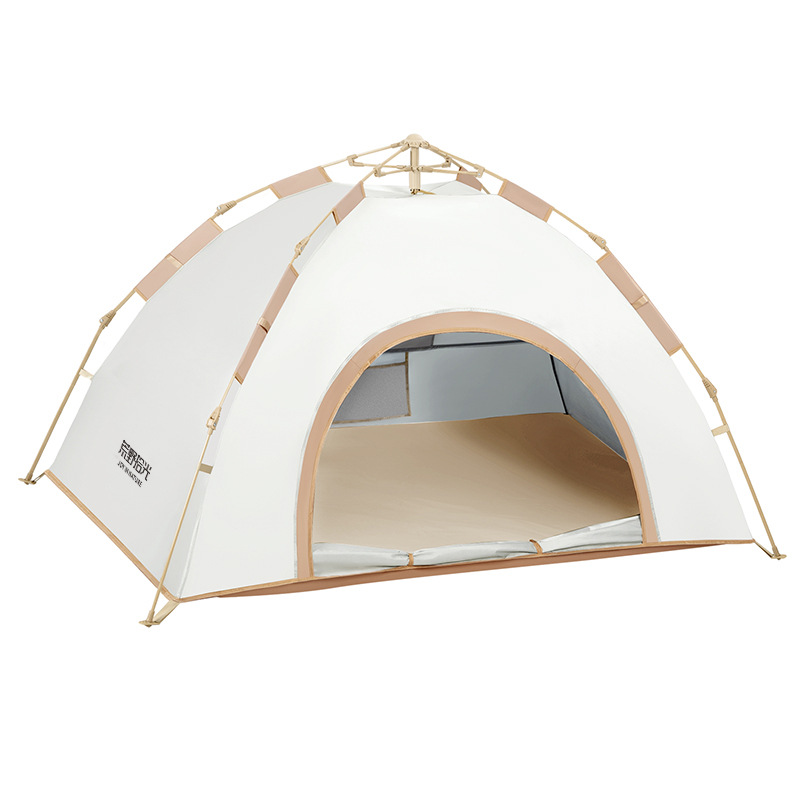 Outdoor inflatable tent for 3-person family camping, waterproof, breathable and portable Item Picture