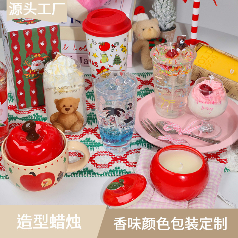 Creative and cute shaped candle blind box birthday gifts, DIY handmade fragrance and aromatherapy candles wholesale