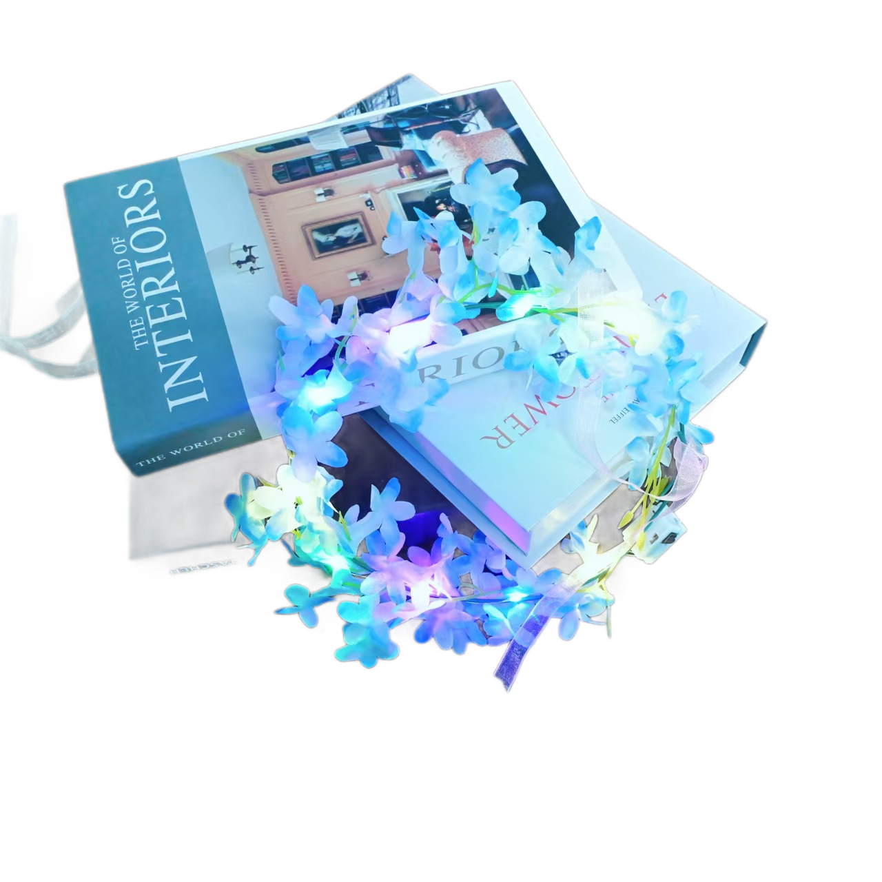 New best-selling forest-themed lilac flower garlands, garland headwear, luminous toys, children's scenic spots, photo spots, night markets, fairy sparkle Item Picture