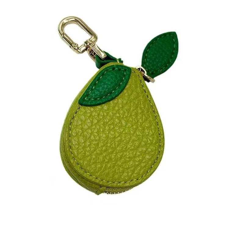 New PU leather, multiple fruit car pendants, creative New Year car interior keychains Application Scenario