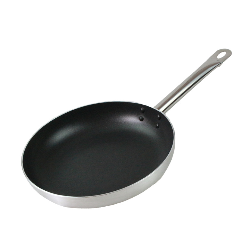 Commercial non-stick frying pan, household frying pan, steak, multi-sized pancake pan, aluminum induction cooker, gas universal Item Picture