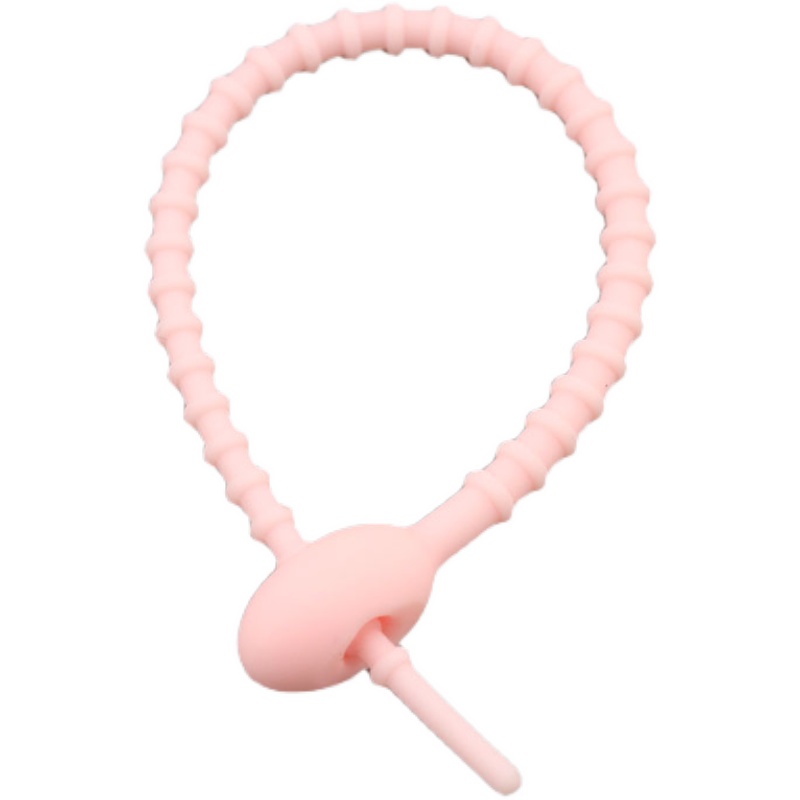 diy jelly silicone cable ties, colorful tadpole data cable winder, cable harness, strapping, small accessories wholesale Item Picture