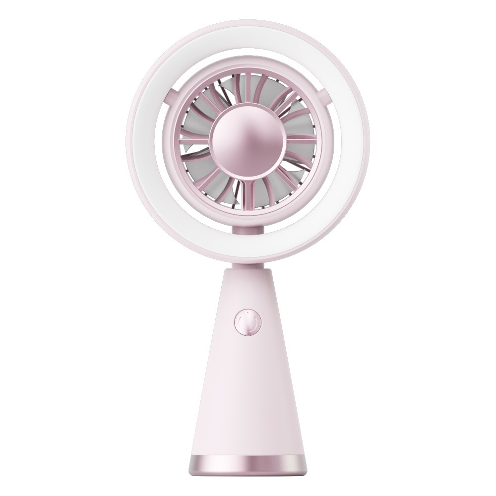 Summer new simple handheld small fan USB charging outdoor strong wind power fan gift wholesale customization logo Item Picture