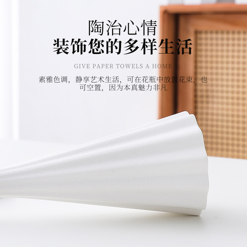 2025 Nordic-style light luxury ceramic vase, creative and high-end water-grown fresh flower decorative item for living room and dining table flower arrangement Specification image
