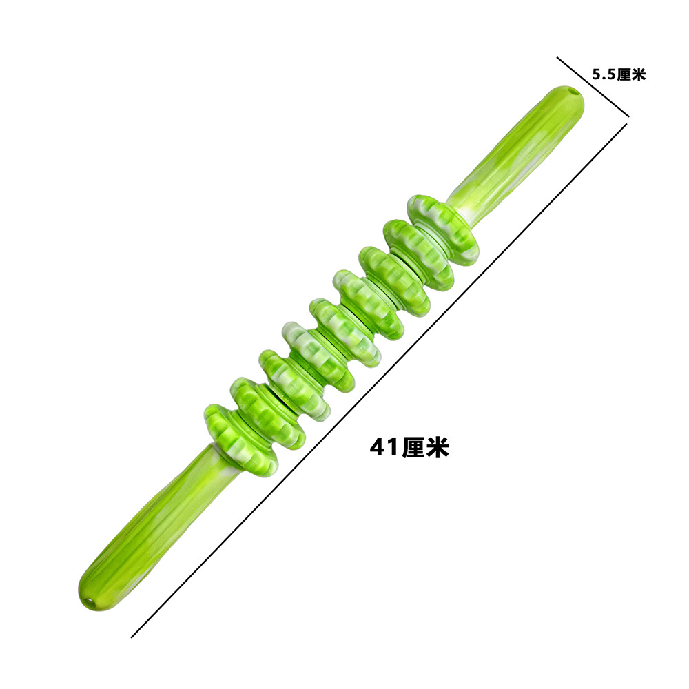 Plastic back massagers, spinal massagers, manual roller massage tools, home health yoga sticks, cross-border distribution Application Scenario