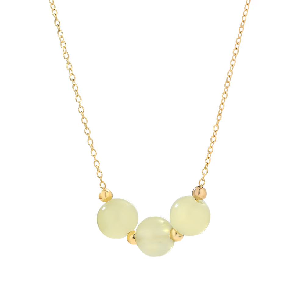 新中式风仿和田玉项链女2024新款潮小众设计感高级锁骨链气质轻奢详情图5