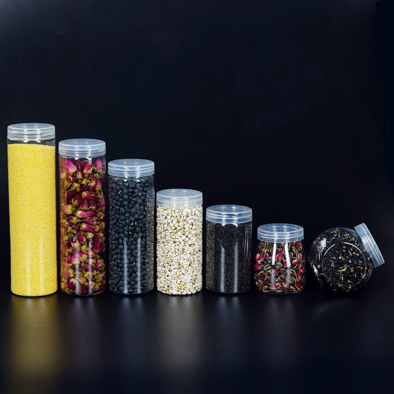 Plastic Craftsmanship 55-caliber PET plastic cans, sealed plastic bottles, goji berry flower tea and Chinese herbal medicine packaging cans, portion-packed bottles Application Scenario