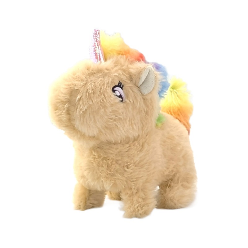 Cross-border new product: Unicorn electric plush children's toy, Angel Unicorn electronic pet doll toy Item Picture