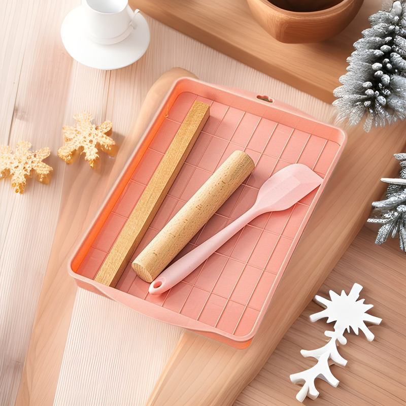 雪花酥模具盘饼干牛轧糖太妃糖磨具不沾烤盘烤箱烘焙工具家用套装