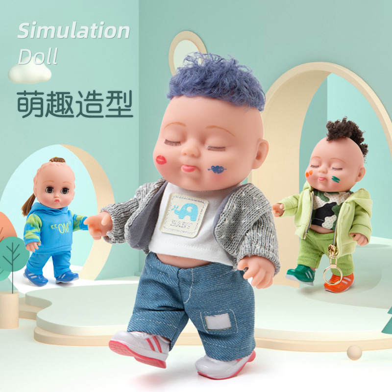 搪胶/芭比娃娃/聚美DIY潮品/拉布布/手工娃娃产品图