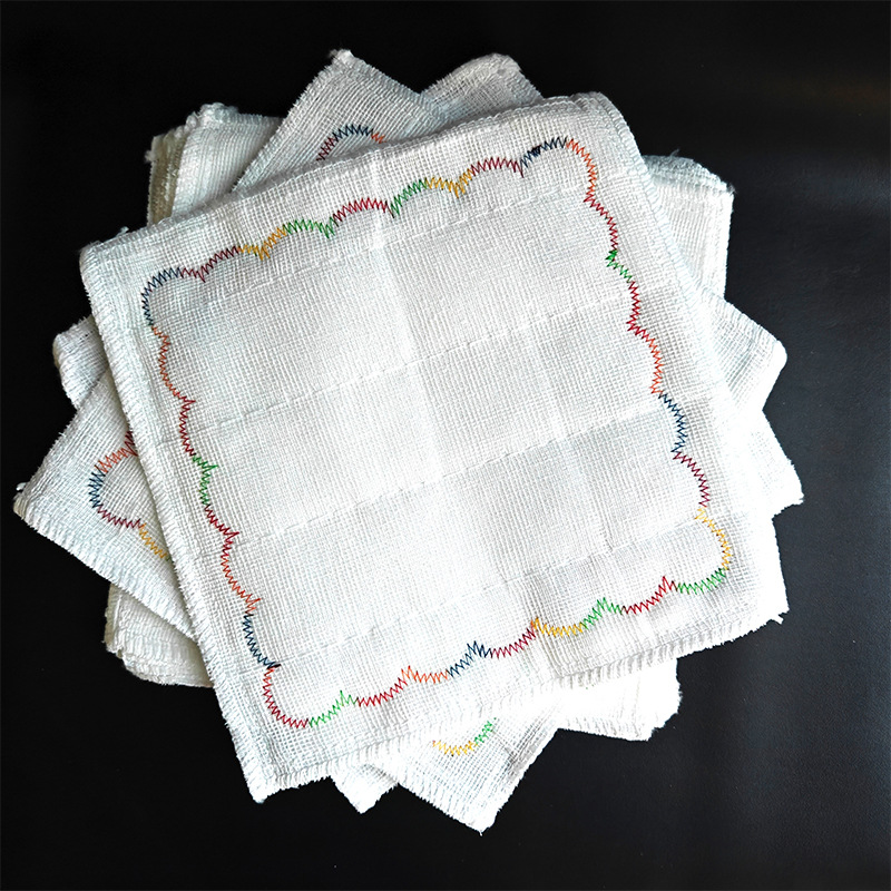 25X25CM rainbow scouring pad, thickened dishcloth, non-shedding, easy to clean, oil-stain removal cloth, wholesale for 1 yuan Item Picture