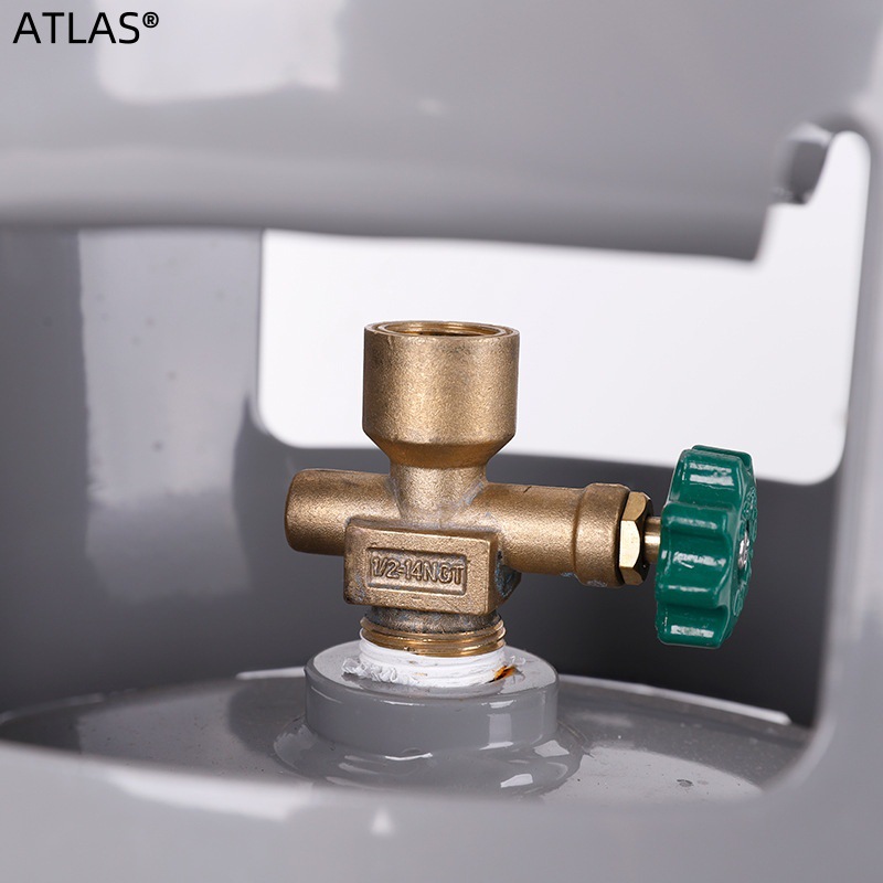 Liquefied gas cylinder valves 3KG to 5kg Angle valves, gas household gas cylinder accessories, cross-border export special LPG valves Application Scenario