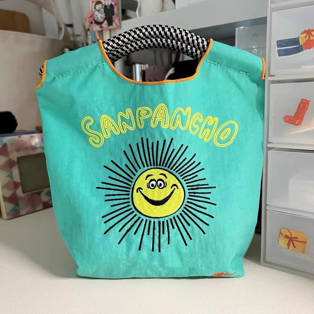 mini bordado padre hijo nylon resistente al agua bolso de mano para mujeres mini bolso de mano para niños para llevar bolsos crossbody Application Scenario