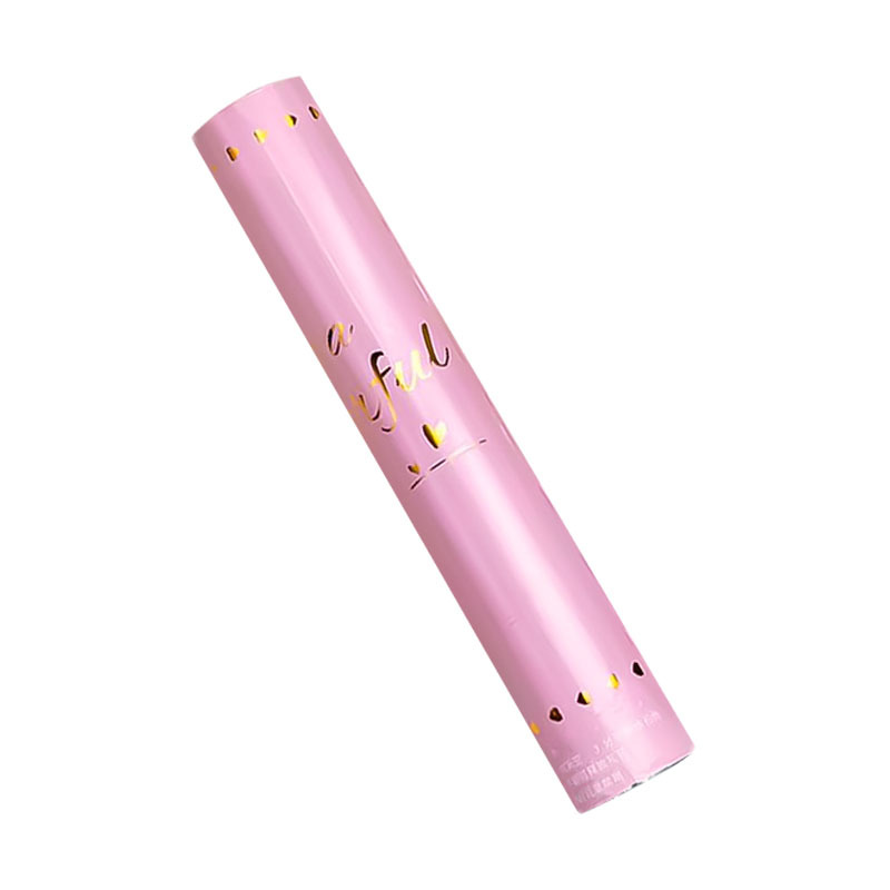 手持小礼花礼炮筒马卡龙礼花筒直播间用礼花派对生日酒吧喷花筒白底实物图