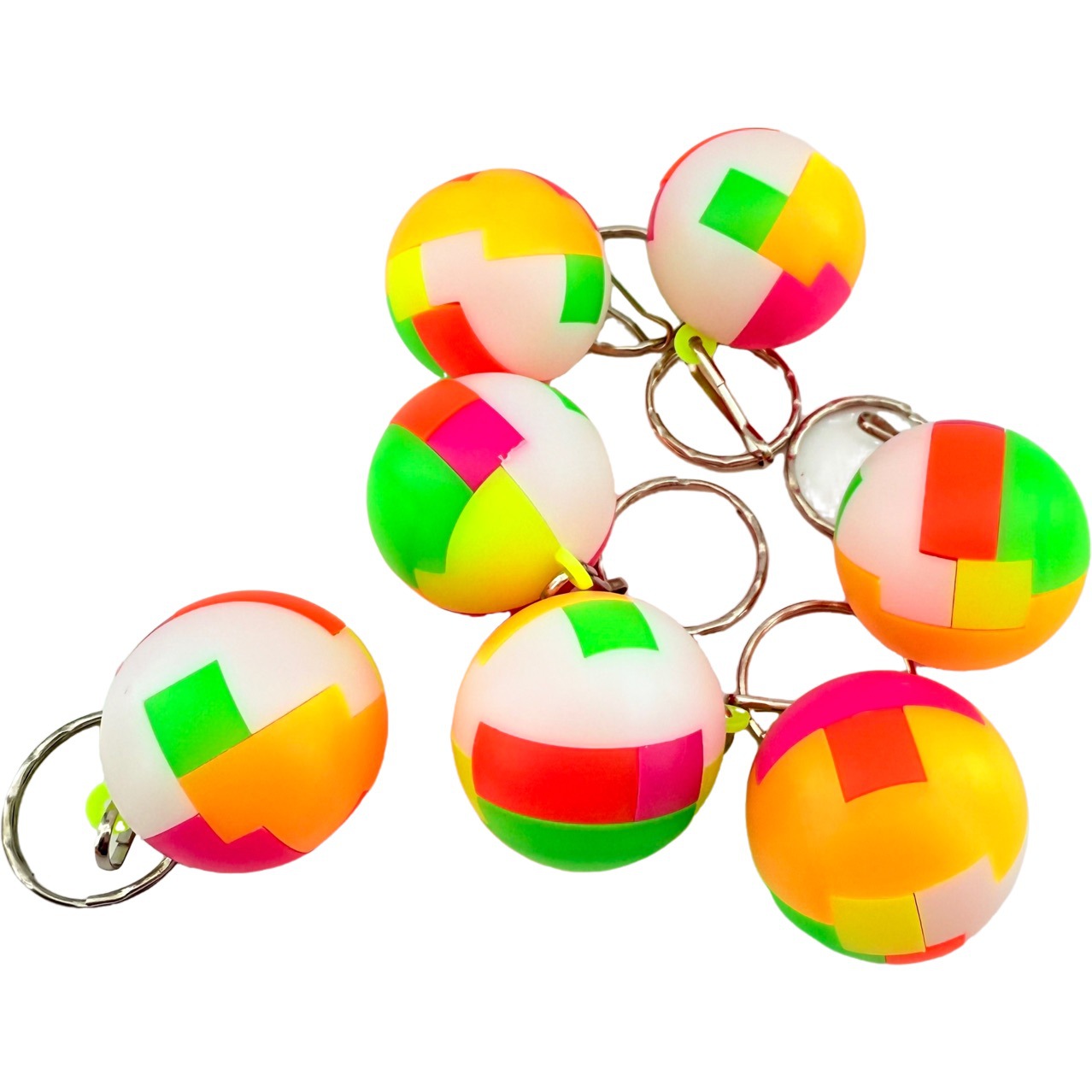 彩色拼图钥匙扣钥匙扣个性创意小挂件钥匙扣钥匙扣细节图