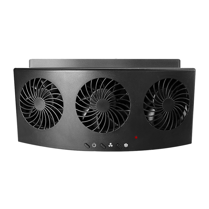 Car USB exhaust fans for cooling and heat dissipation inside the vehicle, window replacement fans for air circulation, ventilation, comfort and odor removal Item Picture