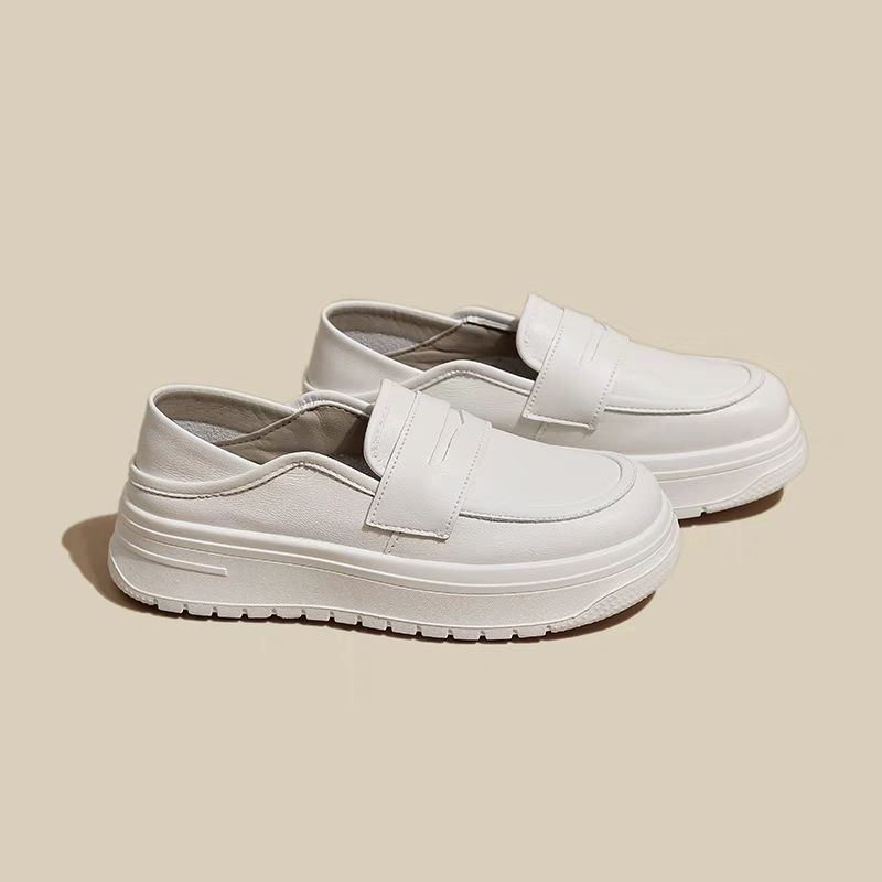 Comfortable, breathable, odor-resistant and anti-slip white sneakers 2025 new style, one-foot flat, comfortable single shoe, soft sole, nurse shoes for women Application Scenario