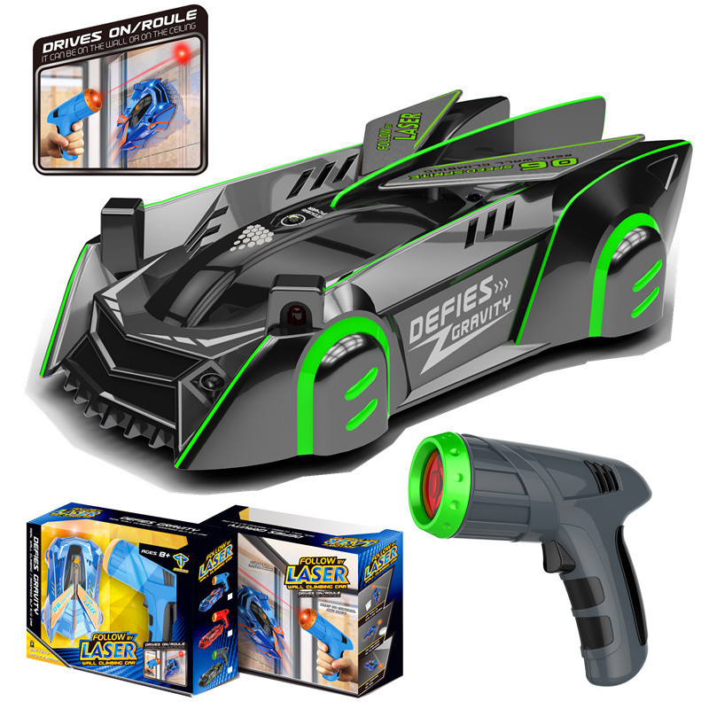 Children's light-chasing wall-climbing car, remote control car, laser wall-absorbing, infrared wall-climbing stunt programming racing car, boys' toy Application Scenario