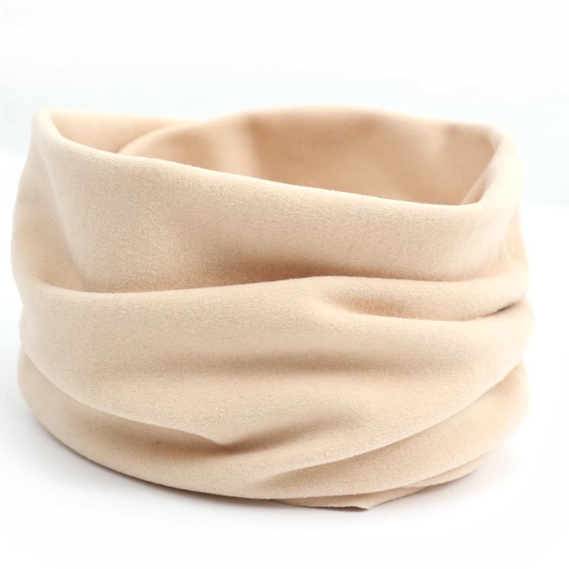 In winter, men and women keep warm with German velvet scarves, cold-proof scarves, neck-protecting scarves, cycling warm neck covers, windproof solid color scarves Specification image