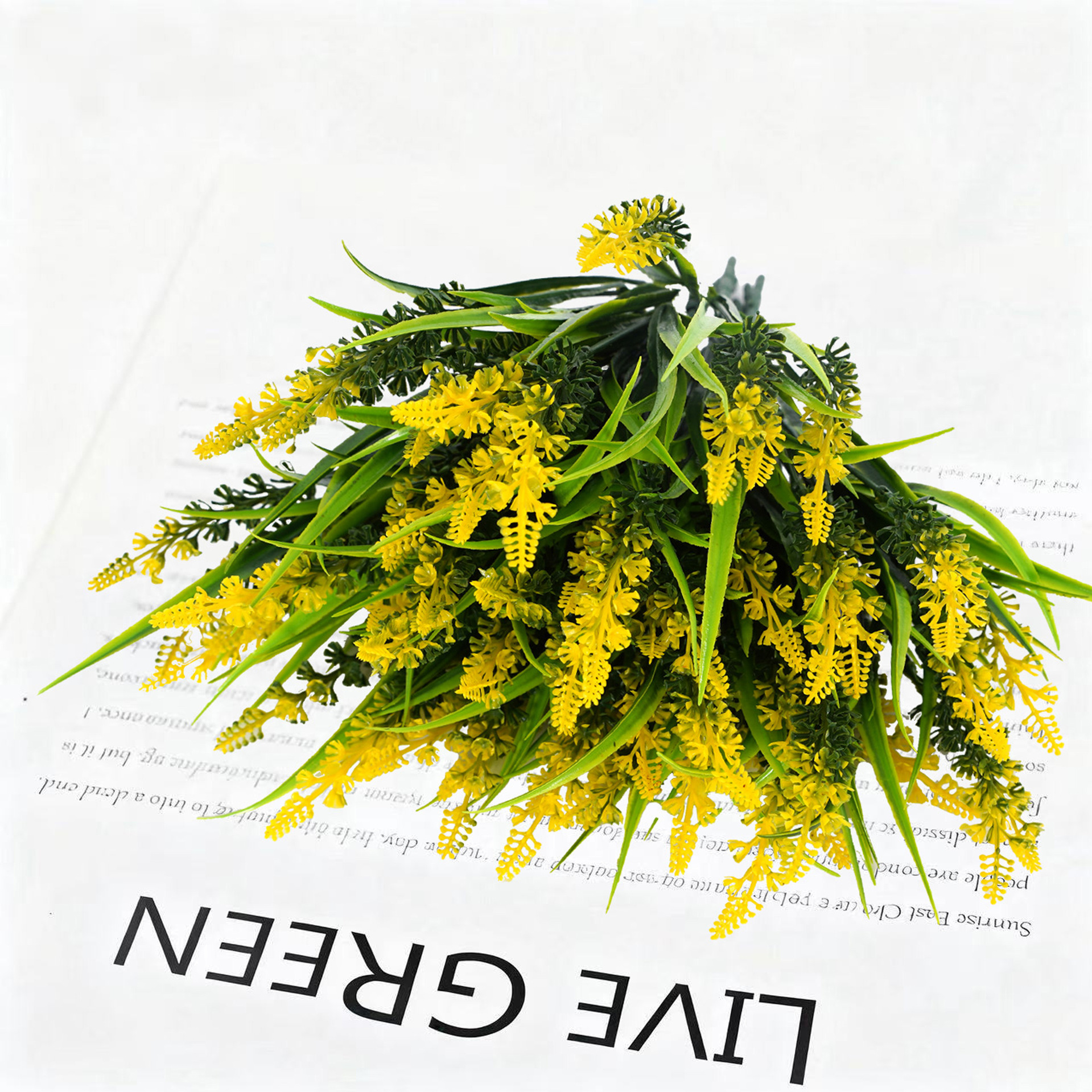 仿真绿植薰衣草把束家居装饰插花摆件摄影道具婚礼用花假花批发详情图4