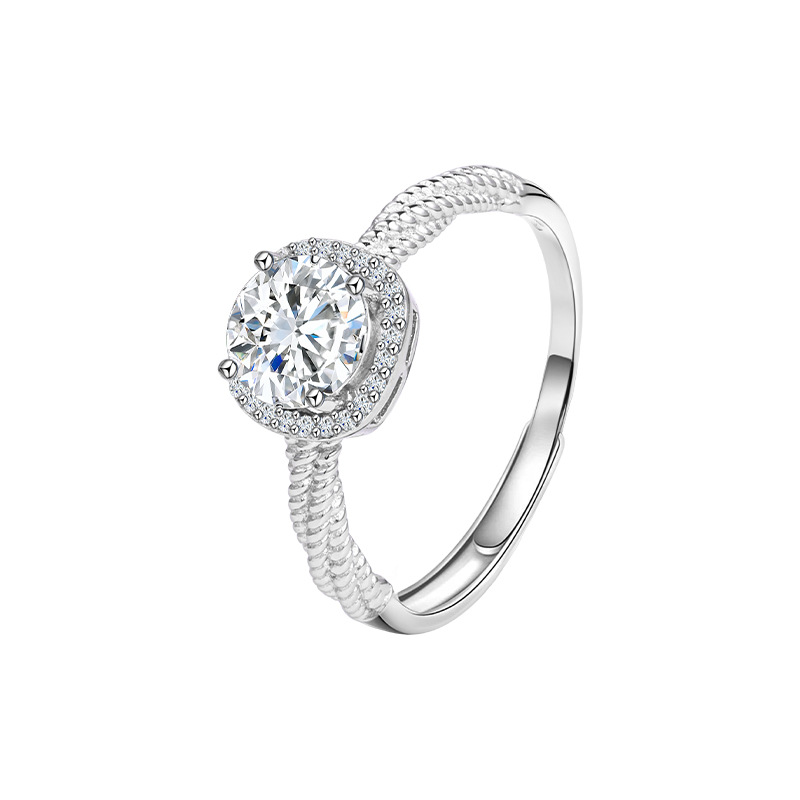 Zhuoheng selects Moissanite men's rings, finger accessories, fashionable rings, simple rings, men's ring accessories, suitable for various styles Application Scenario