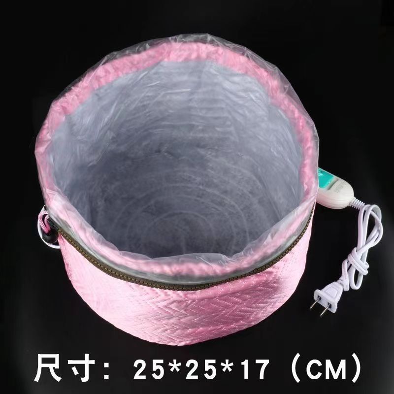 Hair salon, barber shop, heating cap, electric heating cap, home hair mask, heating cap, three-speed heating, hair care, oiling cap Application Scenario
