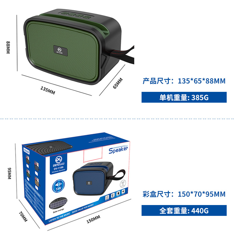 Solar-powered bluetooth speaker, outdoor Bluetooth speaker, card-inserting speaker, portable solar speaker Application Scenario