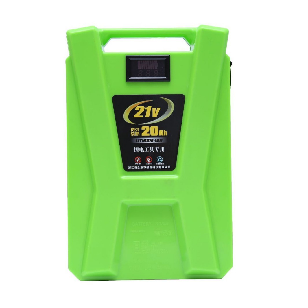 Wholesale of 21V and 36V backpack lithium batteries with casing and 24V large-capacity backpack batteries for garden tools Item Picture