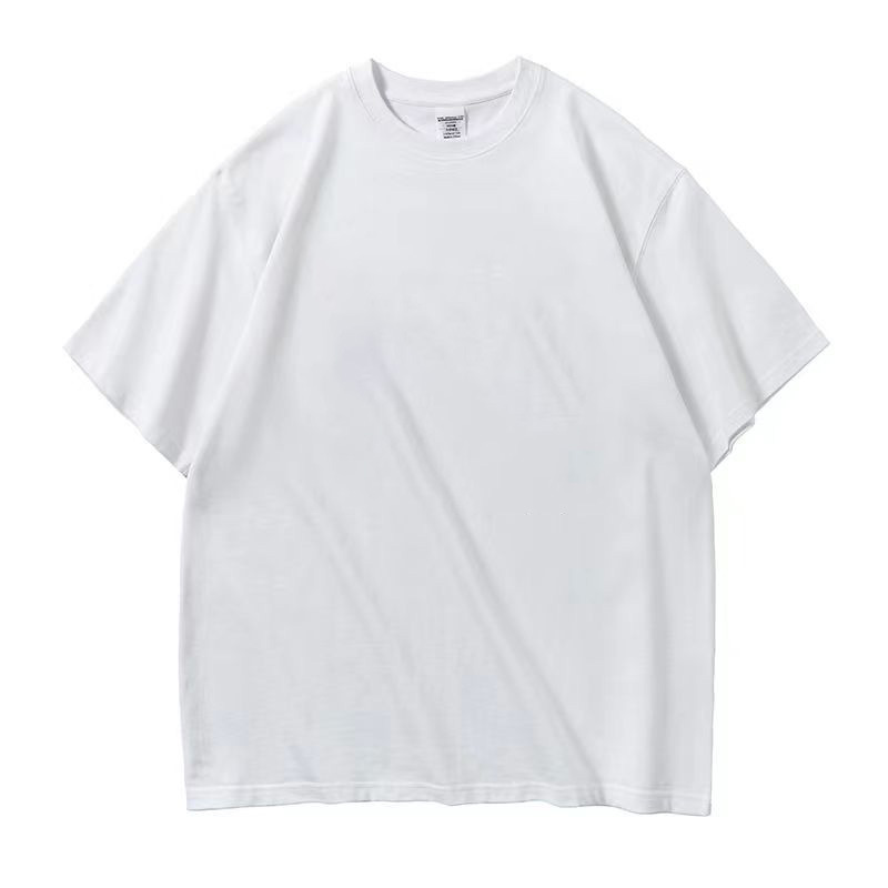 200g heavy pound algodón manga corta camiseta hombre verano nueva moda suelta hombre estudiante hombre manga media camiseta top Specification image