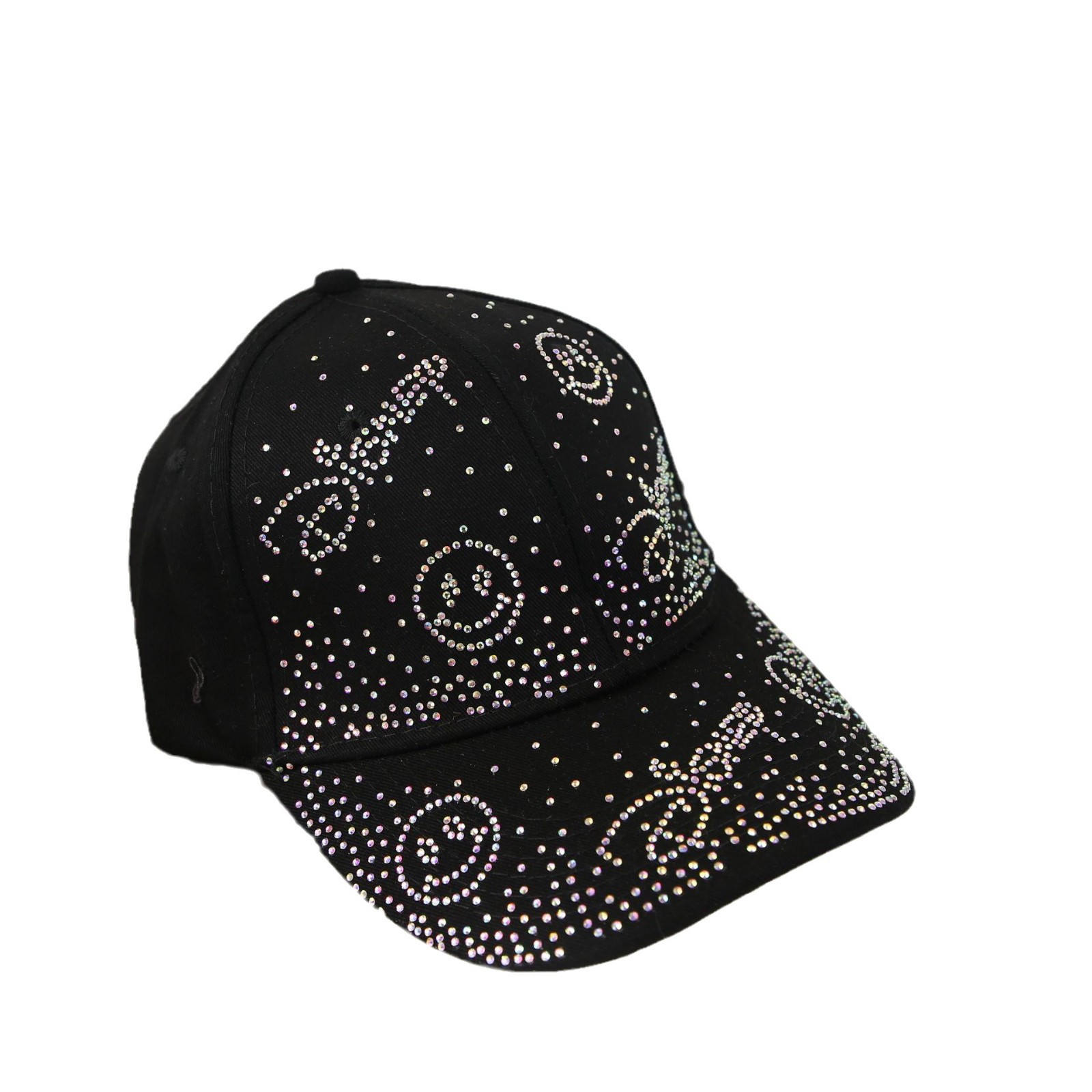 New fashionable embossed diamond letter baseball cap for women, Korean-style casual and versatile sunshade baseball cap, outdoor sports sun protection cap Item Picture