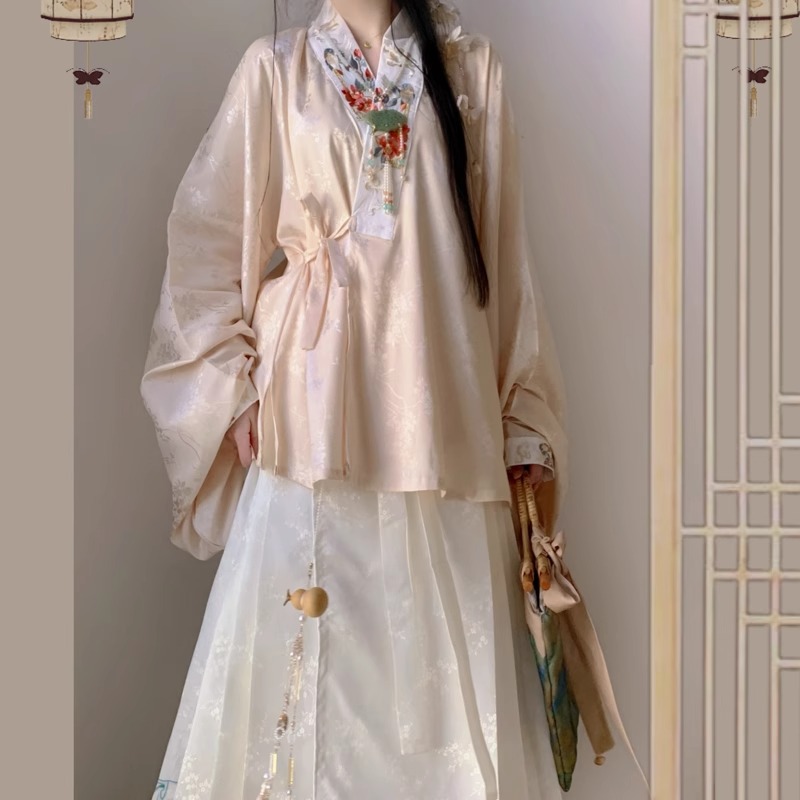 汉服女长袖中国风/明制表演服饰汉服/甲胄/表演服饰汉服/尾货细节图