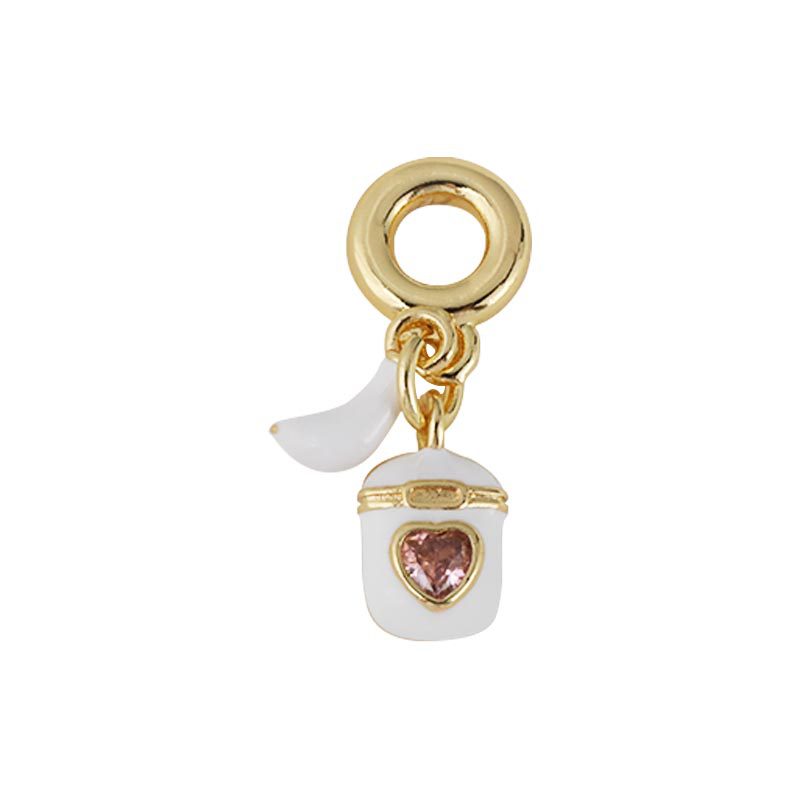 Wholesale of popular new copper-plated 18K real gold inlaid zircon pendants in Europe and America, featuring a light luxury, niche design and a sense of high-end accessories Item Picture