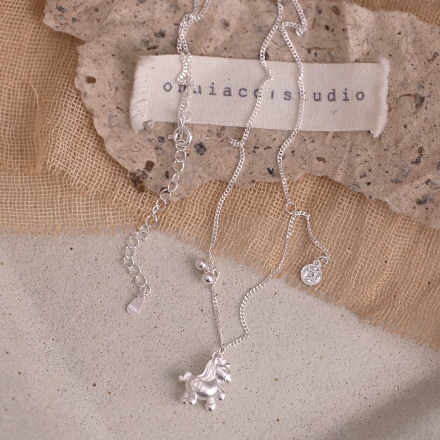 S925 pure silver 12.15 Money necklace for women, fashionable, elegant and high-end. It's a collarbone chain for the Year of the Horse and one's zodiac year Application Scenario