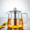 High borosilicate glass teapot and tea set, household flower tea kettle, high-temperature resistant thickened heat-resistant filtered water teapot Application Scenario