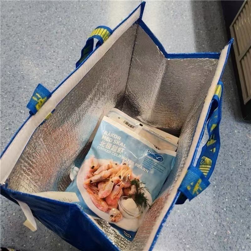 Bolsa de hielo congelada bolsa térmica bolsa térmica fer engrosada bolsa de aluminio tirador torre de distribución refrigerada copos de nieve pueden colocar cubitos de hielo Specification image