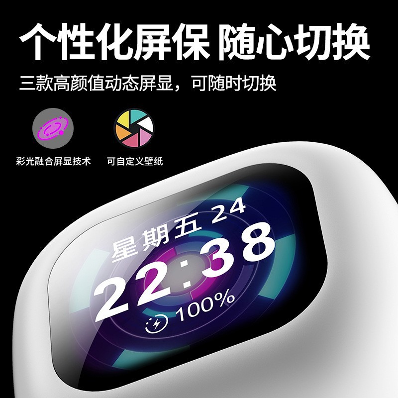 AI Intelligent Simultaneous Interpretation Q18 Bluetooth Headphones OWS over-ear multi-functional color screen Ultra-long battery Life Bluetooth headphones details Picture